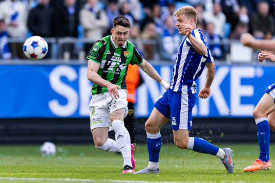 GAIS Samuel Salter och IFK Göteborgs David Kruse