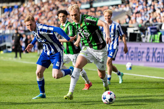 IFK Göteborgs Benjamin Brantlind och GAIS Robin Wendin