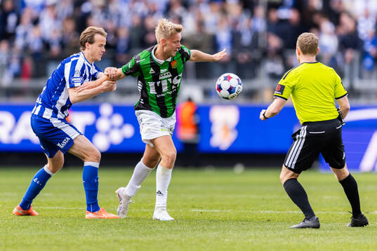 IFK Göteborgs August Erlingmark och GAIS Joackim Fagerjord