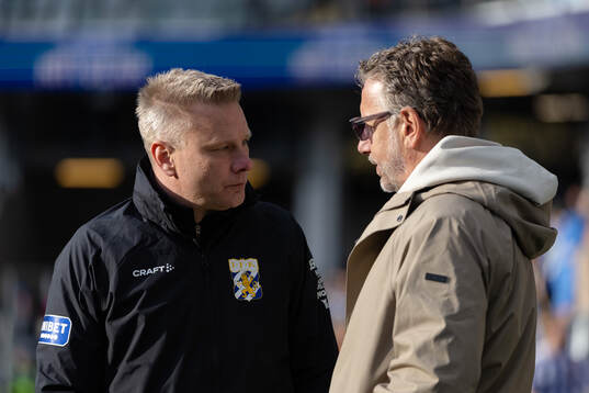 IFK Göteborgs tränare Stefan Billborn och fotbollschef