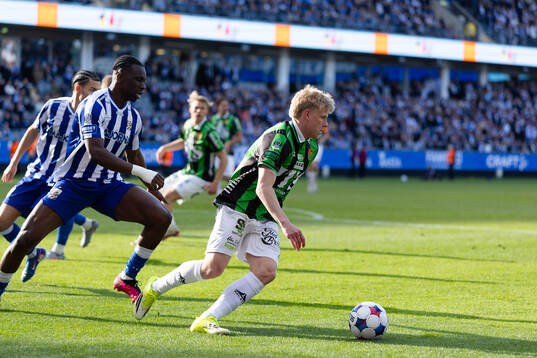 IFK Göteborgs Rockson Yeboah och GAIS Robert Frosti