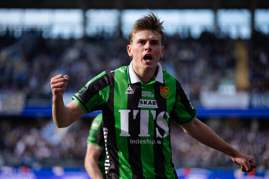 GAIS Max Andersson jublar