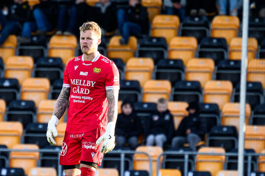 Mjällbys målvakt Robin Wallinder