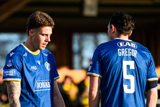 Halmstads Gabriel Wallentin och Pascal Gregor deppar