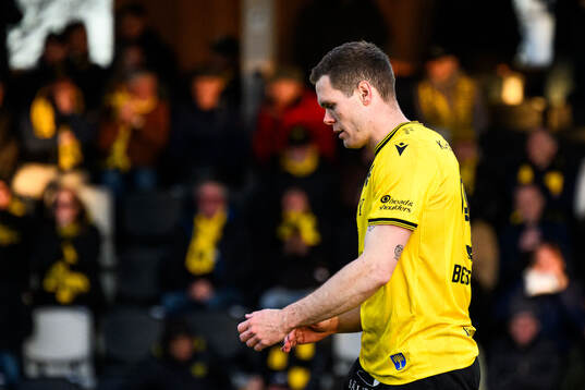 Mjällbys Jacob Bergström deppar