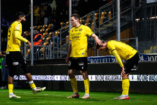 Mjällbys Abdullah Iqbal, Jacob Bergström och Villiam
