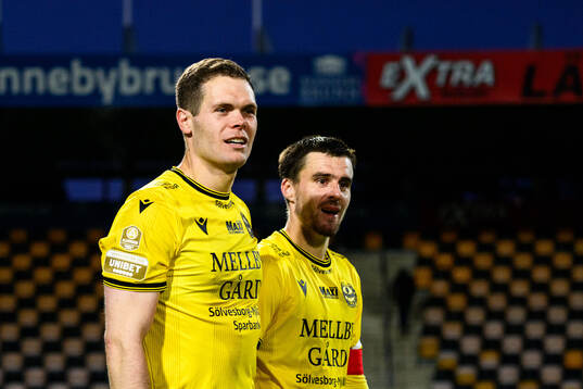 Mjällbys Jacob Bergström och Jesper Gustavsson