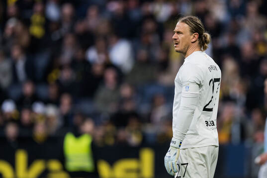 Malmö FFs målvakt Johan Dahlin