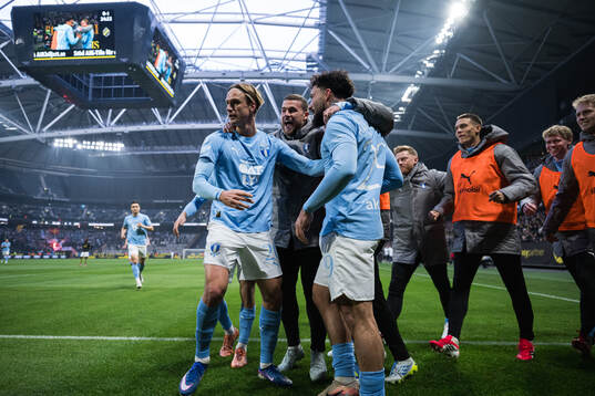 Malmö FFs Erik Botheim jublar