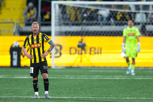 Häckens Mikkel Rygaard Jensen deppar