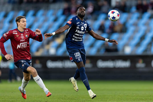Örgrytes Noah Christoffersson och Degerfors Nasiru Moro