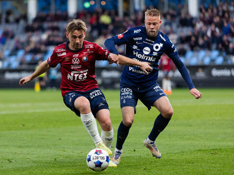 Örgrytes William Svensson och Degerfors Daniel Sundgren