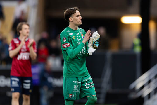 Örgrytes målvakt Hampus Gustafsson