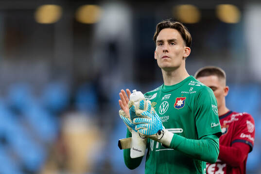 Örgrytes målvakt Hampus Gustafsson