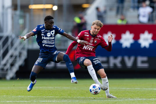 Degerfors Samba Diatara och Örgrytes William Hofvander
