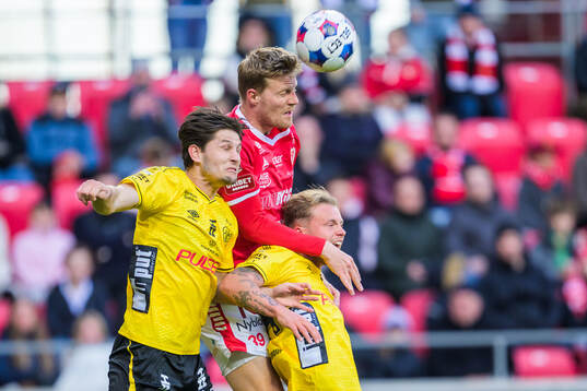 Elfsborgs Rasmus Wikström och Frederik Ihler och Kalmars