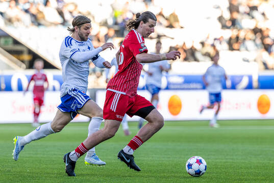 IFK Norrköpings Christoffer Nyman och Landskronas Andreas