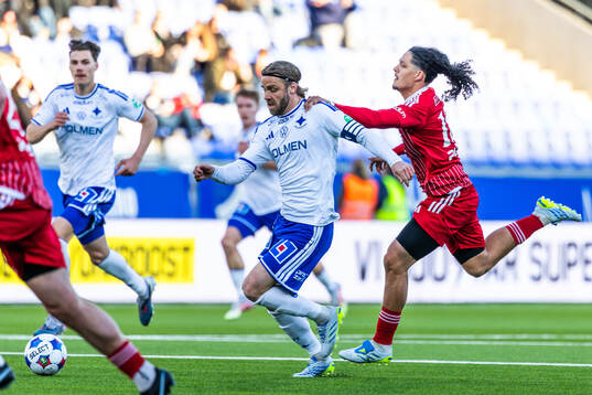 IFK Norrköpings Christoffer Nyman och Landskronas André