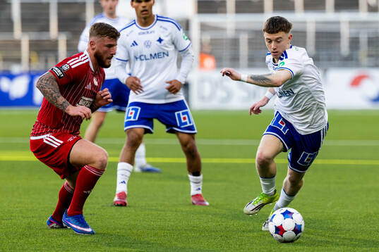 Landskronas Markus Björkqvist och IFK Norrköpings Ryan