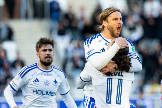 IFK Norrköpings Christoffer Nyman jublar