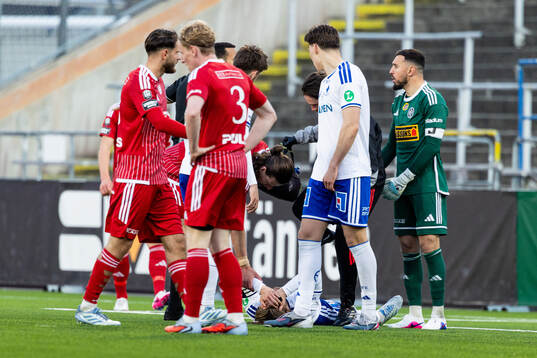 IFK Norrköpings Christoffer Nyman har ont