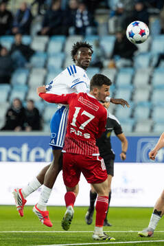 IFK Norrköpings Abdoulie Tamba och Landskronas Gent Elezaj