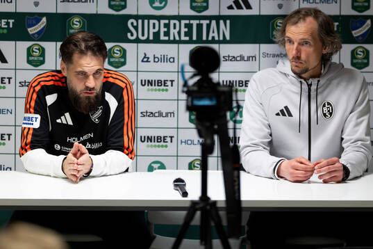IFK Norrköpings tränare Eldar Abdulic och Landskronas