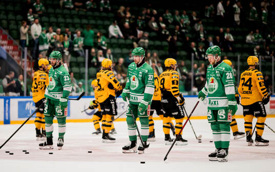 Rögles Josh Dickinson, Albin Sundsvik och Marwin Jarbsjö