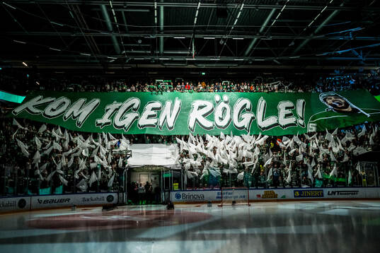 Rögles supportrarnas tifo