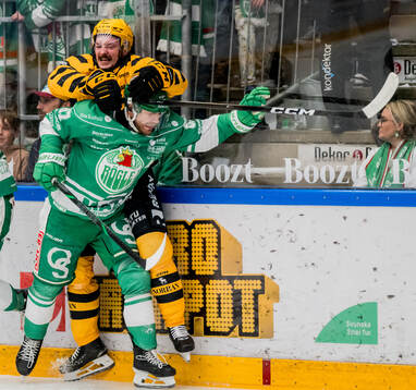 Rögles Leon Bristedt och Skellefteås Oliver Okuliar