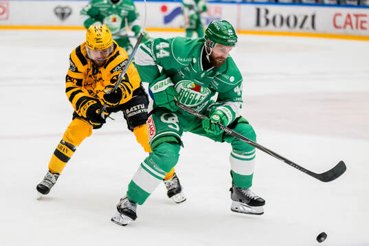 Skellefteås Andreas Johnson och Rögles Calvin De Haan
