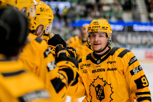 Skellefteås Victor Stjernborg jublar