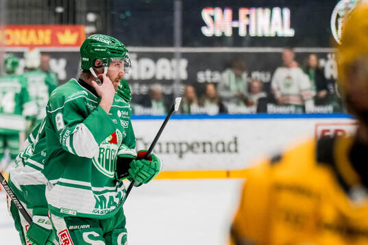 Rögles Linus Sandin deppar