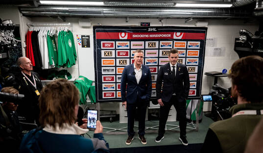 Rögles tränare Dan Tangnes och Skellefteås huvudtränare