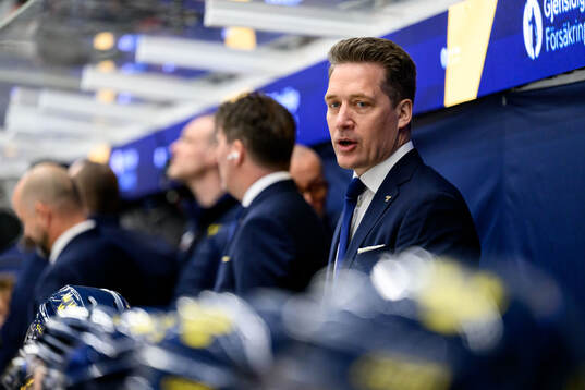 Head coach Sam Hallam of Sweden