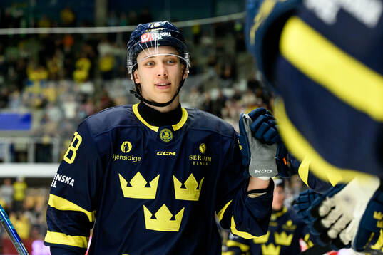 Sascha Boumedienne of Sweden celebrates