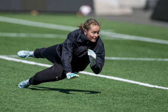 Goalkeeper Fanney Birkisdottir