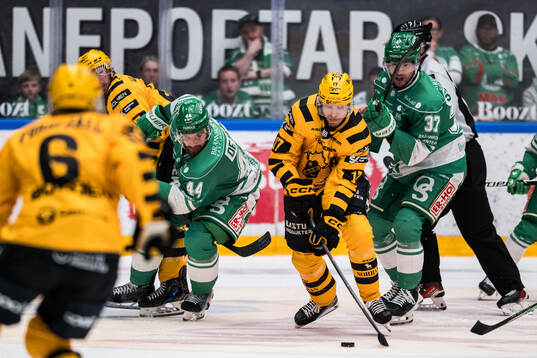 Rögles Calvin De Haan och Skellefteås Pär Lindholm