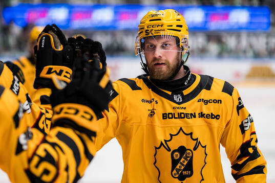 Skellefteås Viktor Grahn jublar