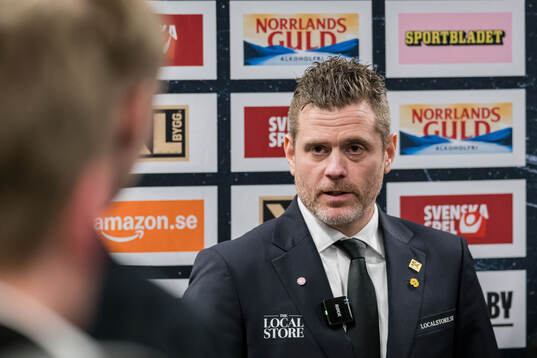 Skellefteås huvudtränare Daniel Hermansson på