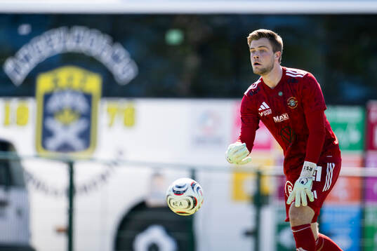 Ängelholms målvakt Robin Streifert