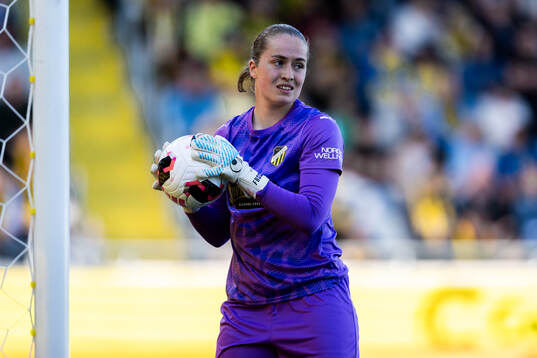 Goalkeeper Fanney Inga Birkisdottir of Häcken