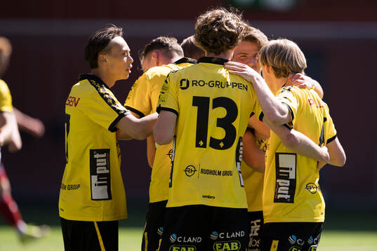 Elfsborgs spelare jublar