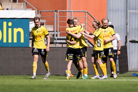 Elfsborgs Kasper Örtegren jublar