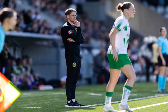 Coach William Strömberg of Hammarby