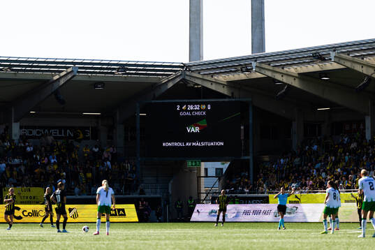 VAR during the UEFA Women's Europa Cup final between