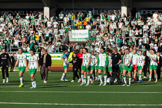Players of Hammarby look dejected