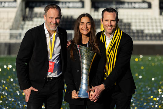 Sports director Christian Lundström, head coach Elena