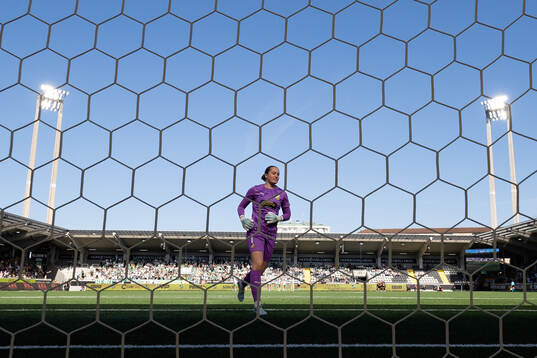 Goalkeeper Fanney Inga Birkisdottir of Häcken