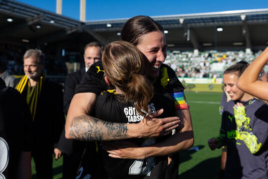 Emma Östlund and Tabitha Michelle Tindell of Häcken